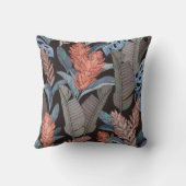 かわいらしフローラの装飾的な目を引く クッション (裏面)