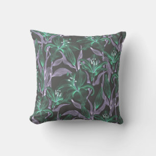 かわいらしフローラの装飾的な目を引く クッション