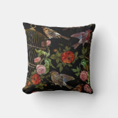 かわいらしフローラの装飾的な目を引く クッション (正面)