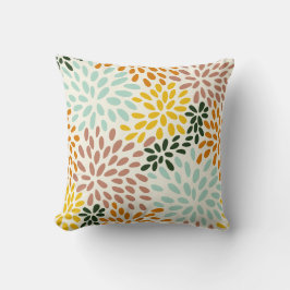 かわいらしフローラの装飾的な目を引く クッション