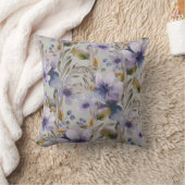 かわいらしフローラの装飾的な目を引く クッション (ブランケット)