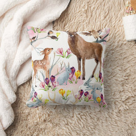 かわいらしフローラの装飾的な目を引く クッション