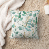 かわいらしフローラの装飾的な目を引く クッション (ブランケット)