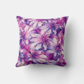 かわいらしフローラの装飾的な目を引く クッション (裏面)