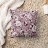 かわいらしフローラの装飾的な目を引く クッション (ブランケット)