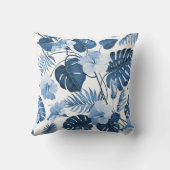 かわいらしフローラの装飾的な目を引く クッション (裏面)