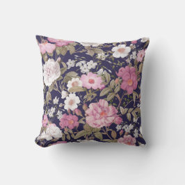 かわいらしフローラの装飾的な目を引く クッション