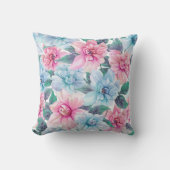 かわいらしフローラの装飾的な目を引く クッション (正面)