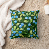 かわいらしフローラの装飾的な目を引く クッション (ブランケット)