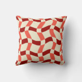 かわいらしフローラの装飾的な目を引く クッション (裏面)