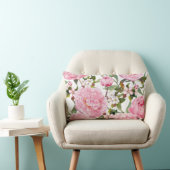 かわいらしフローラの装飾的な目を引く ランバークッション (椅子)