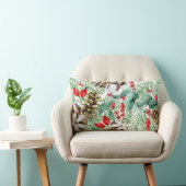 かわいらしフローラの装飾的な目を引く ランバークッション (椅子)