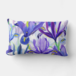 かわいらしフローラの装飾的な目を引く ランバークッション