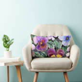 かわいらしフローラの装飾的な目を引く ランバークッション (椅子)