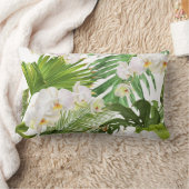 かわいらしフローラの装飾的な目を引く ランバークッション (ブランケット)