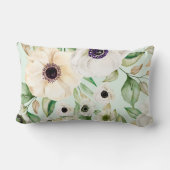 かわいらしフローラの装飾的な目を引く ランバークッション (裏面)