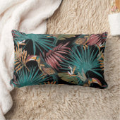 かわいらしフローラの装飾的な目を引く ランバークッション (ブランケット)