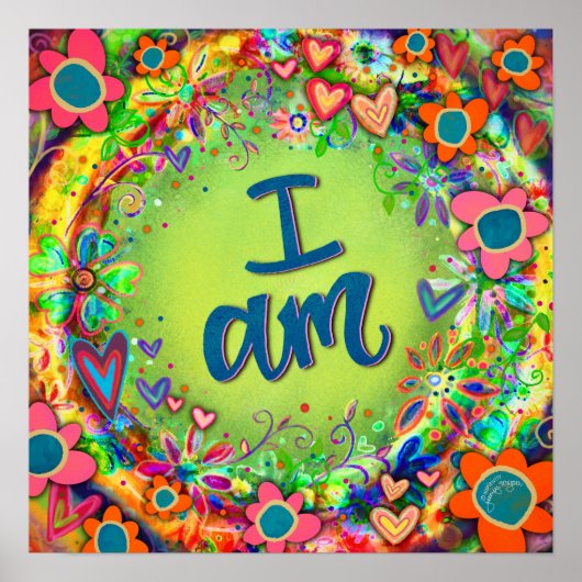 かわいらしフローラは感動的やる気を起こさせるだ ポスター (正面)