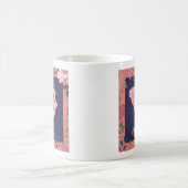 かわいらしフローラアイラブサウスカロライナ州の地図 コーヒーマグカップ (中央)