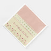 かわいらしフローラアクセント付きクリームとピンク (コーナー)