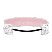 かわいらしフローライラストレーション降下植物 アスレチックヘッドバンド (裏面)