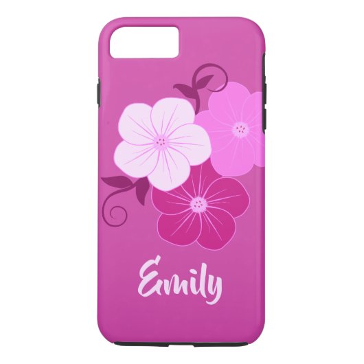 かわいらしフローライラストレーション Case-Mate iPhoneケース (裏面)