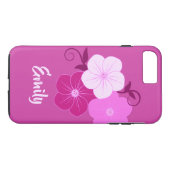 かわいらしフローライラストレーション Case-Mate iPhoneケース (裏面(横))