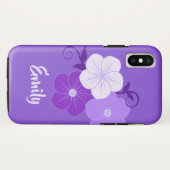 かわいらしフローライラストレーション Case-Mate iPhoneケース (裏面(横))