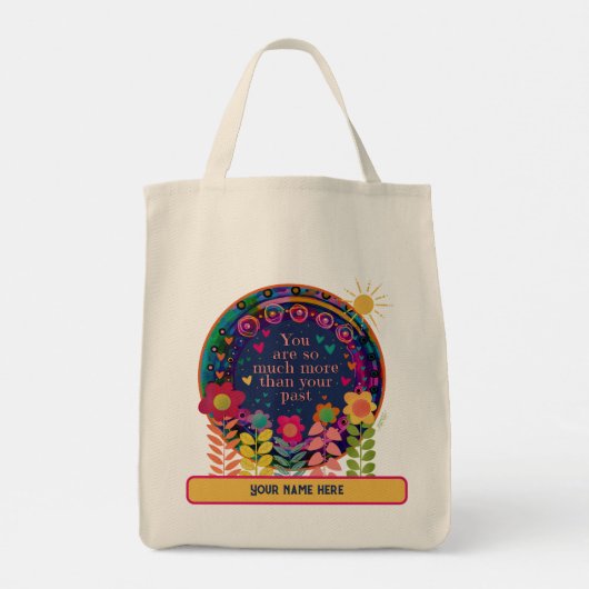 かわいらしフローラインスパイアの引用文インスピレーション名 トートバッグ (裏面)