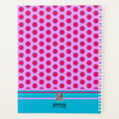 かわいらしフローラカスタマイズ可能な明るい印象 プランナー手帳 (裏面)