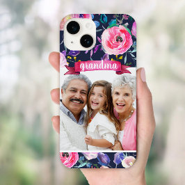 かわいらしフローラカスタムおばあちゃんの写真贈り物 Case-Mate iPhone 14ケース