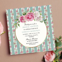 かわいらしフローラガーデンブライダルシャワー