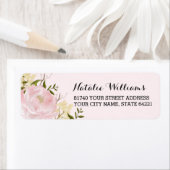 かわいらしフローラガーデン差出人住所ラベル ラベル (インサイチュ)