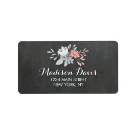 かわいらしフローラシャルボ結婚ード住所 シール