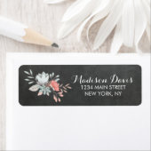 かわいらしフローラシャルボ結婚ード住所 シール (インサイチュ)