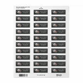 かわいらしフローラシャルボ結婚ード住所 シール (フルシート)