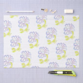 かわいらしフローラスケッチ 薄葉紙 (クラフト)