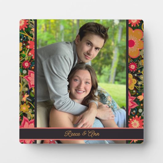 かわいらしフローラドラゴンフライのカスタマイズ写真名 フォトプラーク (正面)