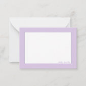 かわいらしフローラノートカード ノートカード (正面)