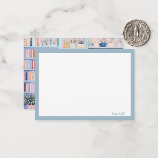 かわいらしフローラノートカード ノートカード (正面/裏面インサイチュ)