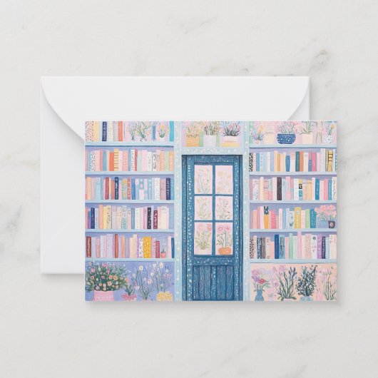 かわいらしフローラノートカード ノートカード (裏面)