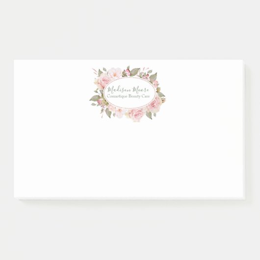 かわいらしフローラバラ名(内接) ポストイット (正面)