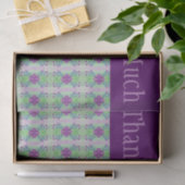 かわいらしフローラパターン（の模様が）あるありがとう 薄葉紙 (ギフト)