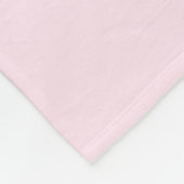 かわいらしフローラピカスタムンクベビー名祈りの言葉 フリースブランケット (角)