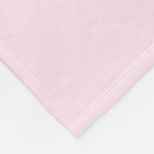 かわいらしフローラピカスタムンクベビー名祈りの言葉 フリースブランケット (角)