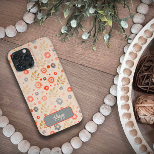 かわいらしフローラモダンの表示のカスタマイズ iPhone 13 PRO MAXケース