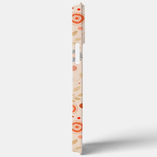 かわいらしフローラモダンの表示のカスタマイズ Case-Mate iPhoneケース (裏面 / 右)