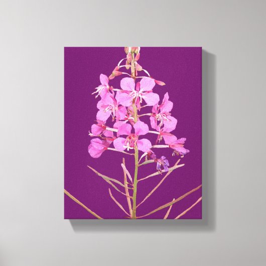 かわいらしフローラモダン素晴らし品 キャンバスプリント (正面)