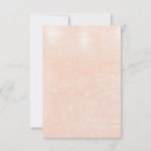 かわいらしフローラリース金ゴールドRSVP 出欠カード (裏面)