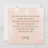 かわいらしフローラリース(金ゴールド)招待状招待状 招待状 (裏面)